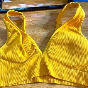 - N• 1/2off 3+ Victoria secret yellow sports bra